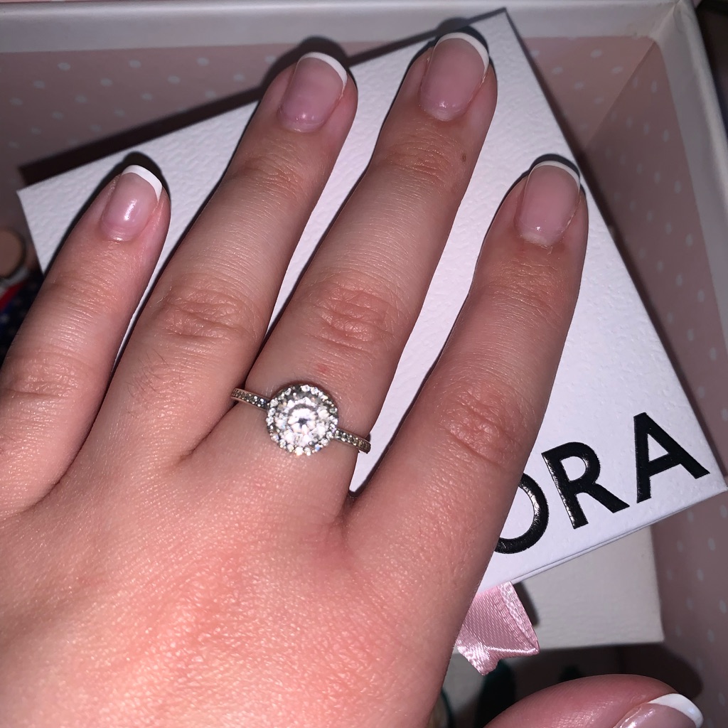 Pandora Silver Halo Ring